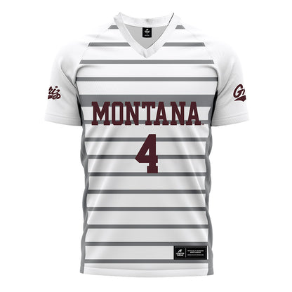Montana - NCAA Women's Soccer : Mia Draper - White Soccer Jersey-0