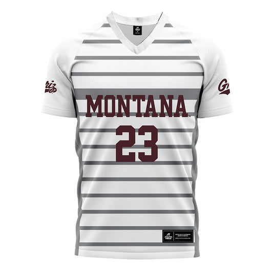 Montana - NCAA Women's Soccer : Alexis Rabold - White Soccer Jersey-0