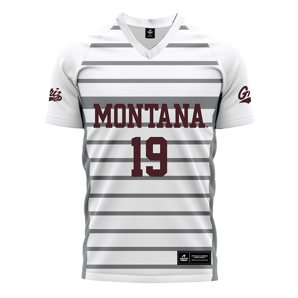 Montana - NCAA Women's Soccer : Sofia Ballesteros - White Soccer Jersey-0