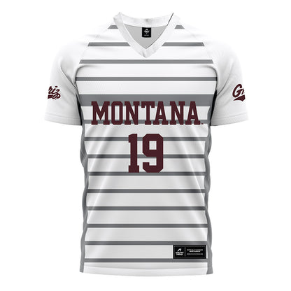 Montana - NCAA Women's Soccer : Sofia Ballesteros - White Soccer Jersey-0