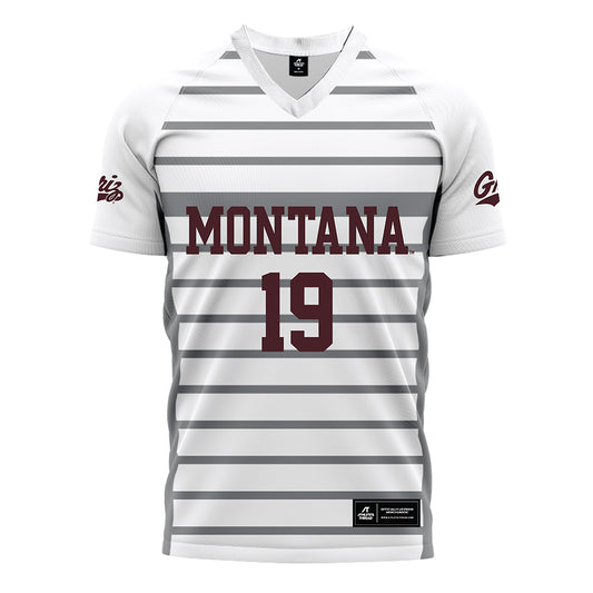 Montana - NCAA Women's Soccer : Sofia Ballesteros - White Soccer Jersey-0