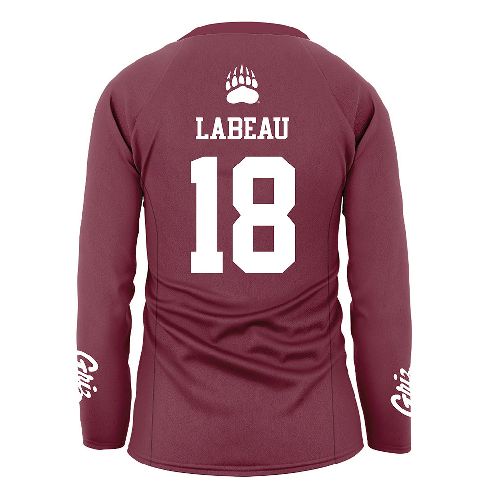 Montana - NCAA Women's Volleyball : Olivia LaBeau - Maroon Volleyball Jersey-1