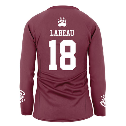 Montana - NCAA Women's Volleyball : Olivia LaBeau - Maroon Volleyball Jersey-1