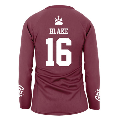 Montana - NCAA Women's Volleyball : Mylee Blake - Maroon Volleyball Jersey-1
