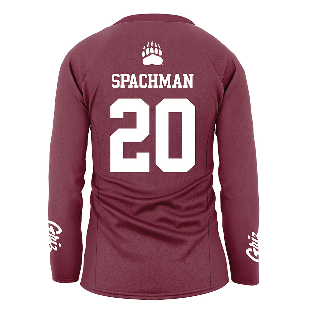 Montana - NCAA Women's Volleyball : Carley Spachman - Maroon Volleyball Jersey-1