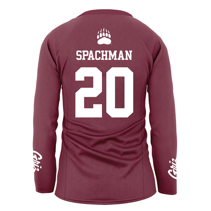 Montana - NCAA Women's Volleyball : Carley Spachman - Maroon Volleyball Jersey-1