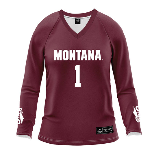 Montana - NCAA Women's Volleyball : Olivia Liermann - Maroon Volleyball Jersey-0