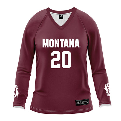 Montana - NCAA Women's Volleyball : Carley Spachman - Maroon Volleyball Jersey-0