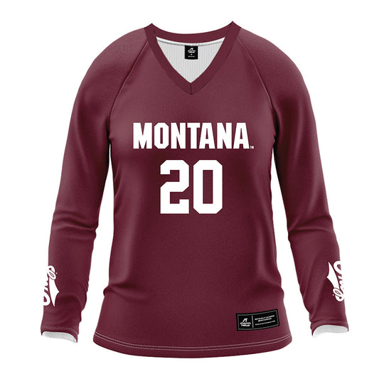 Montana - NCAA Women's Volleyball : Carley Spachman - Maroon Volleyball Jersey-0