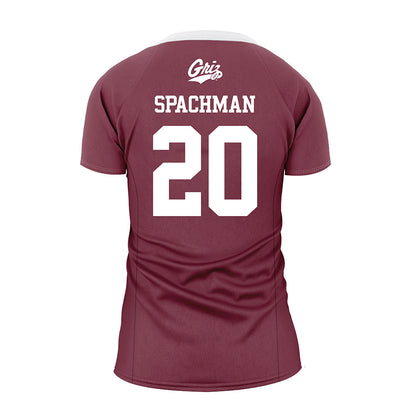 Montana - NCAA Women's Volleyball : Carley Spachman - Maroon Volleyball Jersey-1