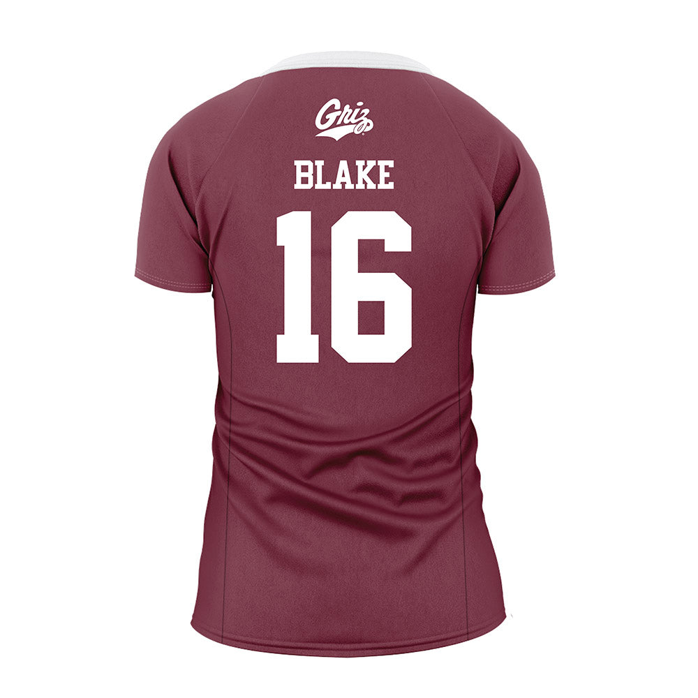 Montana - NCAA Women's Volleyball : Mylee Blake - Maroon Volleyball Jersey-1