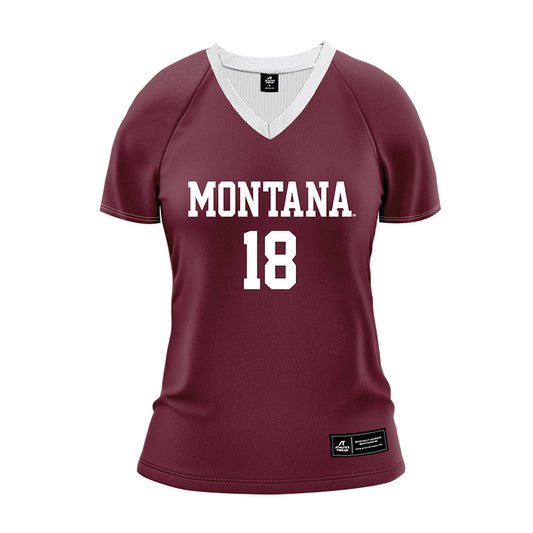 Montana - NCAA Women's Volleyball : Olivia LaBeau - Maroon Volleyball Jersey-0