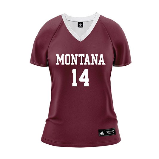 Montana - NCAA Women's Volleyball : Isa Taylor - Maroon Volleyball Jersey-0