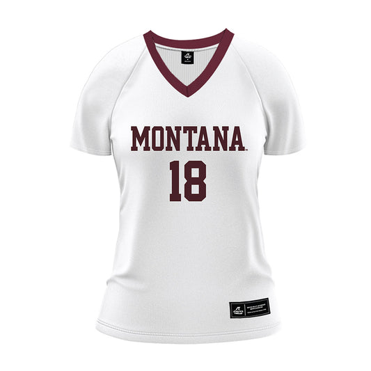 Montana - NCAA Women's Volleyball : Olivia LaBeau - White Volleyball Jersey-0