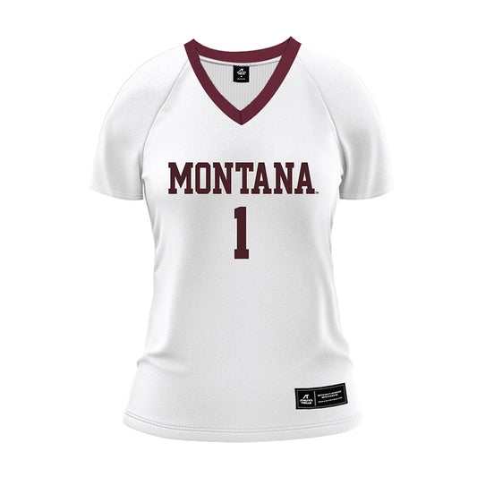 Montana - NCAA Women's Volleyball : Olivia Liermann - White Volleyball Jersey-0
