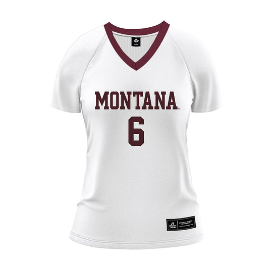 Montana - NCAA Women's Volleyball : Annika Wright - White Volleyball Jersey-0