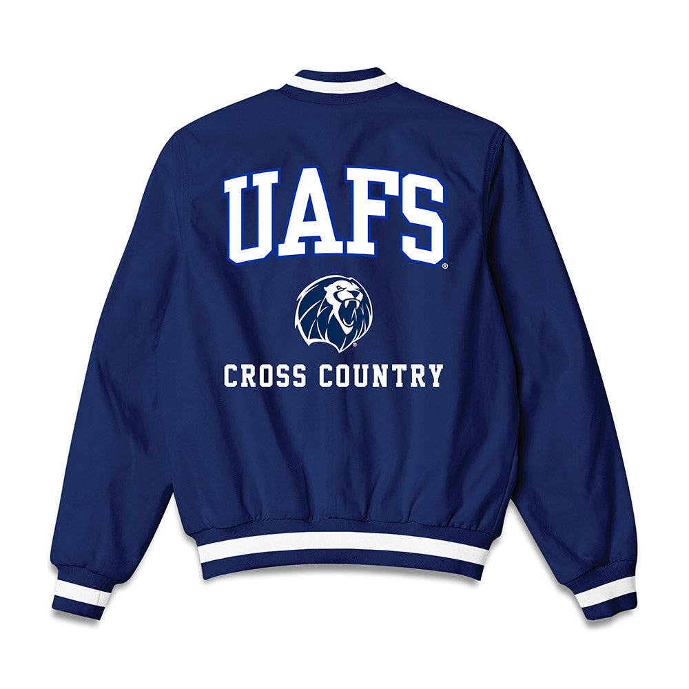 UA Fort Smith - NCAA Men's Cross Country : Joaquin Alva - Bomber Jacket-1