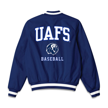 UA Fort Smith - NCAA Baseball : Kenneth Flores - Bomber Jacket-1