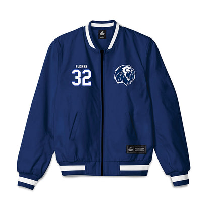 UA Fort Smith - NCAA Baseball : Kenneth Flores - Bomber Jacket-0
