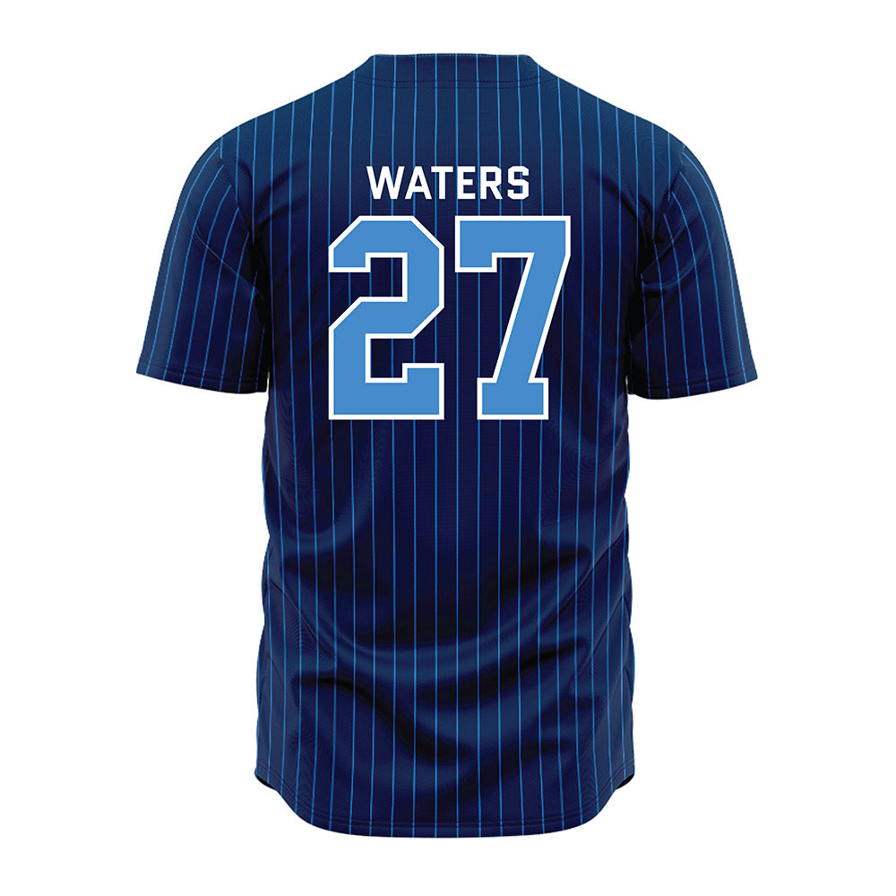UA Fort Smith - NCAA Baseball : Ethan Waters - Blue Pinstripe Jersey-1