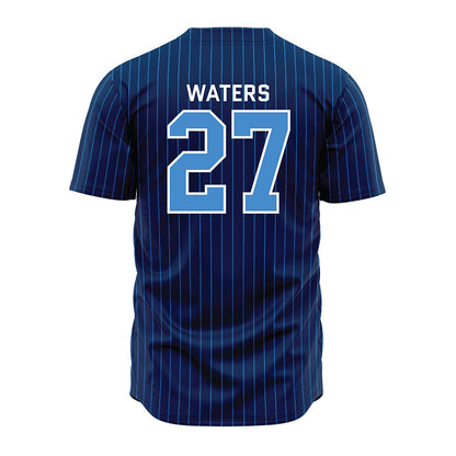 UA Fort Smith - NCAA Baseball : Ethan Waters - Blue Pinstripe Jersey-1