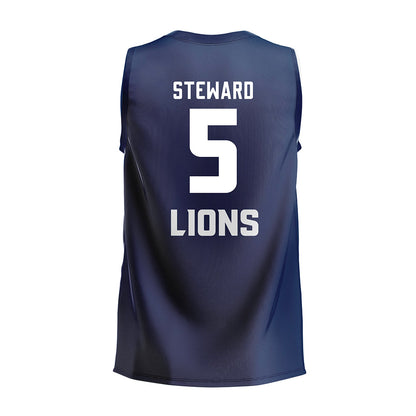 UA Fort Smith - NCAA Women's Volleyball : Lyric Steward - Blue Volleyball Jersey-1
