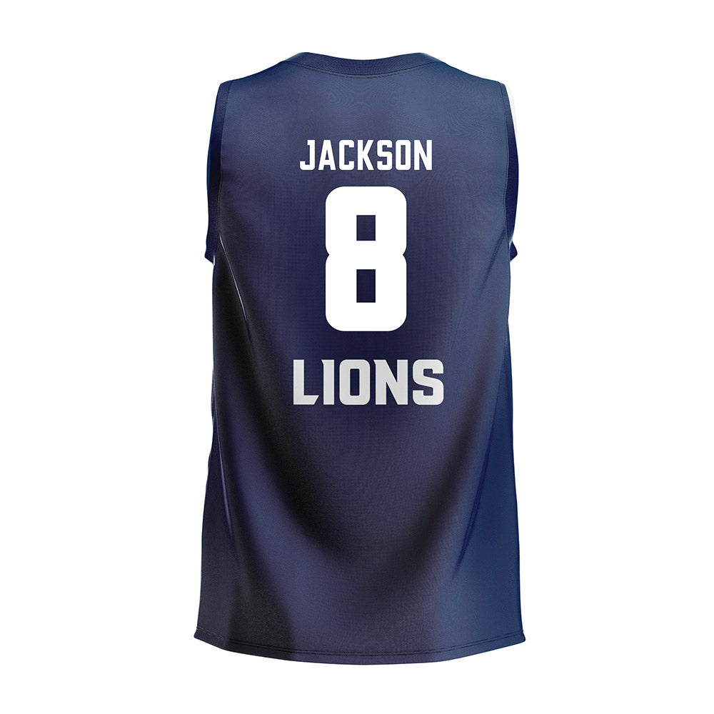 UA Fort Smith - NCAA Women's Volleyball : Abbey Jackson - Blue Volleyball Jersey-1