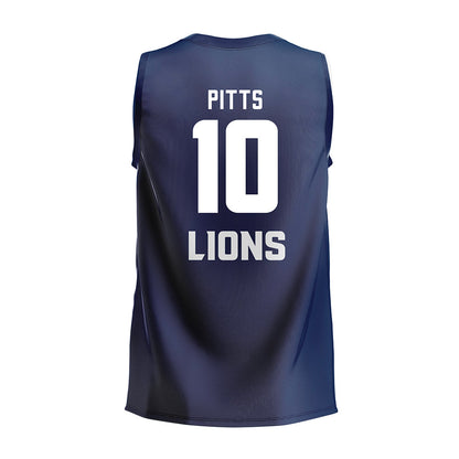 UA Fort Smith - NCAA Women's Volleyball : Lydia Pitts - Blue Volleyball Jersey-1