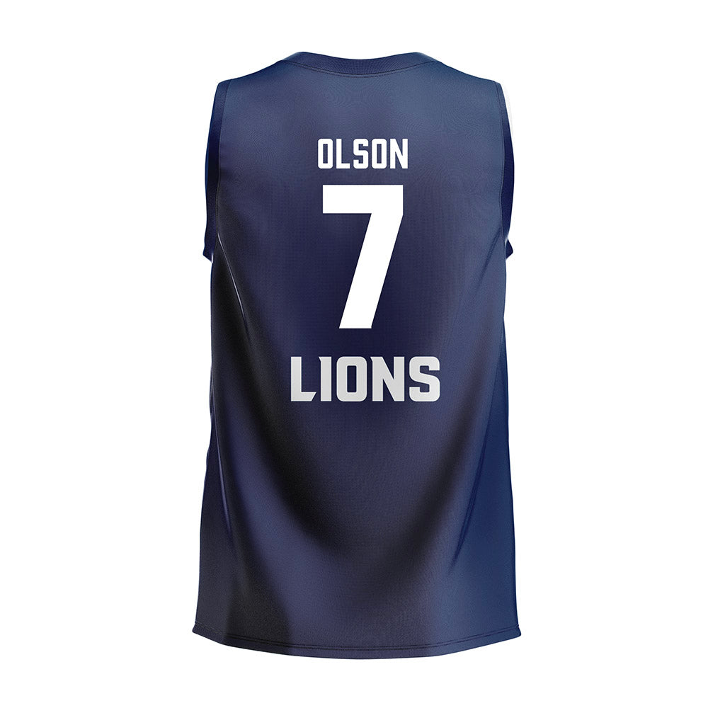 UA Fort Smith - NCAA Women's Volleyball : Aspen Olson - Blue Volleyball Jersey-1