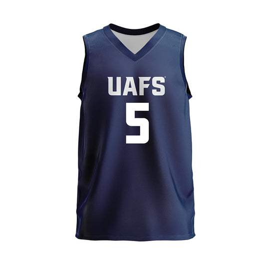 UA Fort Smith - NCAA Women's Volleyball : Lyric Steward - Blue Volleyball Jersey-0