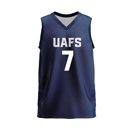 UA Fort Smith - NCAA Women's Volleyball : Aspen Olson - Blue Volleyball Jersey-0
