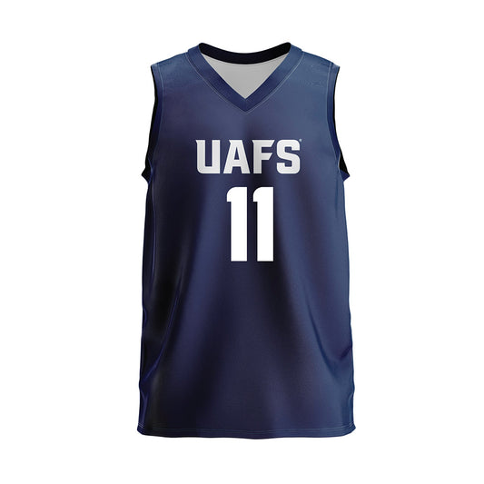 UA Fort Smith - NCAA Women's Volleyball : Crystal Smith - Blue Volleyball Jersey-0