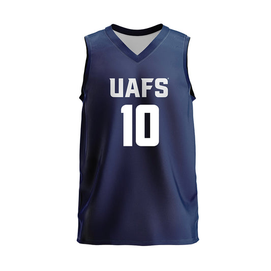 UA Fort Smith - NCAA Women's Volleyball : Lydia Pitts - Blue Volleyball Jersey-0