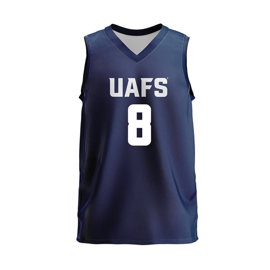 UA Fort Smith - NCAA Women's Volleyball : Abbey Jackson - Blue Volleyball Jersey-0