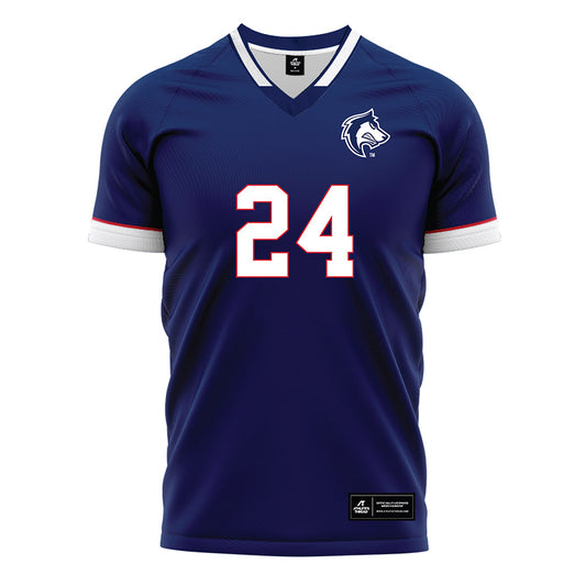 CSU Pueblo - NCAA Women's Soccer : Caytlynn Garland - Navy Soccer Jersey-0