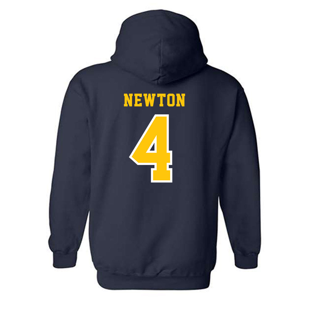 Coppin State - NCAA Women's Basketball : Seimone Newton - Classic Shersey Hooded Sweatshirt-1