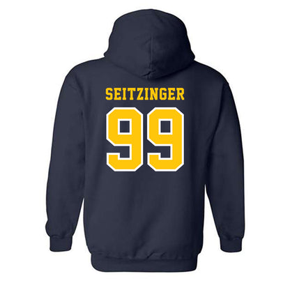 Coppin State - NCAA Baseball : Micah Seitzinger - Classic Shersey Hooded Sweatshirt-1