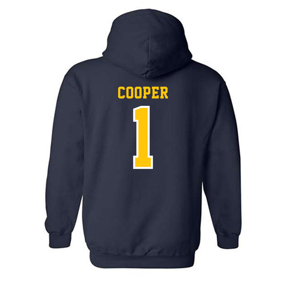 Coppin State - NCAA Women's Basketball : Delaney Cooper - Classic Shersey Hooded Sweatshirt-1