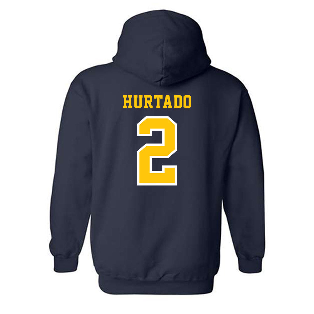 Coppin State - NCAA Baseball : AJ Hurtado - Classic Shersey Hooded Sweatshirt-1