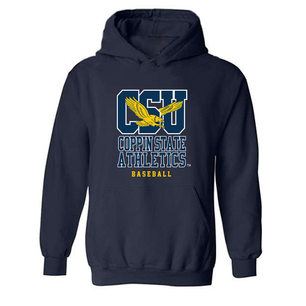 Coppin State - NCAA Baseball : AJ Hurtado - Classic Shersey Hooded Sweatshirt-0