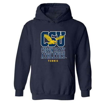 Coppin State - NCAA Men's Tennis : Flavius Henderson - Classic Shersey Hooded Sweatshirt-0