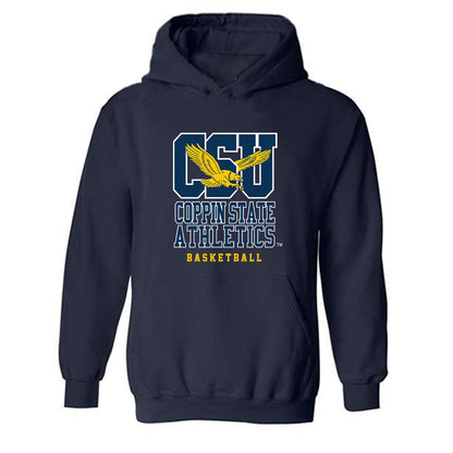 Coppin State - NCAA Men's Basketball : Demariontay Hall - Classic Shersey Hooded Sweatshirt-0