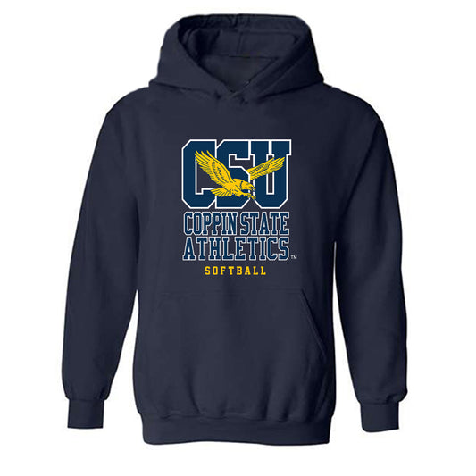 Coppin State - NCAA Softball : Yasmin Burrell - Classic Shersey Hooded Sweatshirt-0