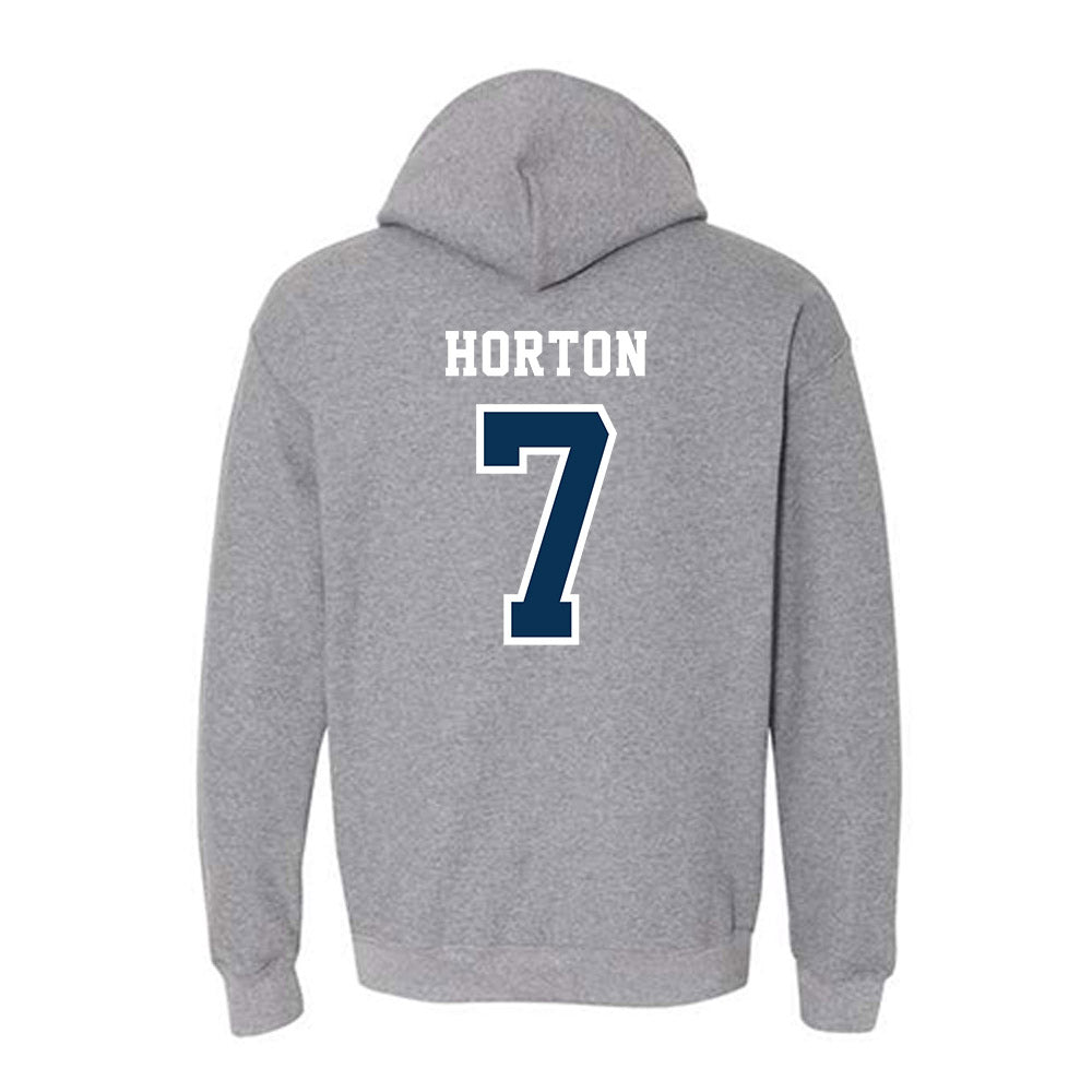 Coppin State - NCAA Men's Basketball : Khali Horton - Classic Shersey Hooded Sweatshirt-1
