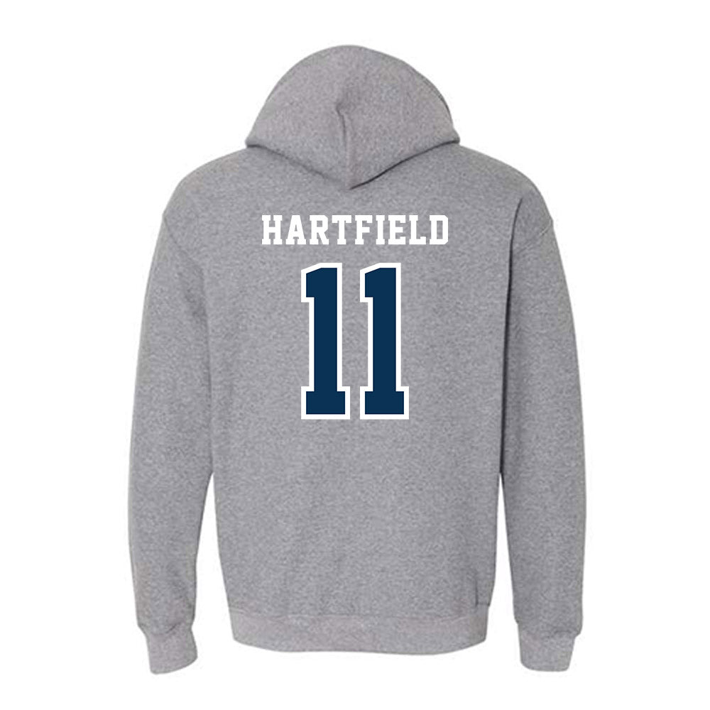 Coppin State - NCAA Women's Basketball : Jahcelyn Hartfield - Classic Shersey Hooded Sweatshirt-1