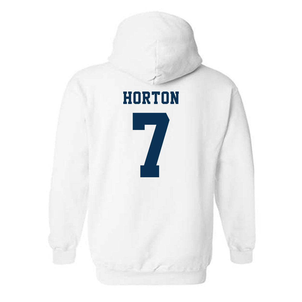 Coppin State - NCAA Men's Basketball : Khali Horton - Classic Shersey Hooded Sweatshirt-1