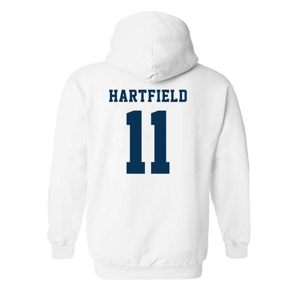 Coppin State - NCAA Women's Basketball : Jahcelyn Hartfield - Classic Shersey Hooded Sweatshirt-1