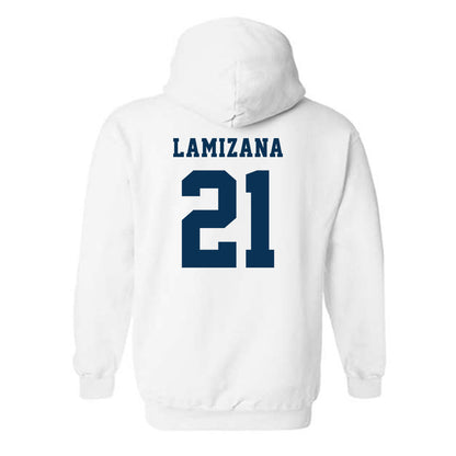 Coppin State - NCAA Men's Basketball : Nelson Lamizana - Classic Shersey Hooded Sweatshirt-1