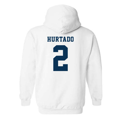 Coppin State - NCAA Baseball : AJ Hurtado - Classic Shersey Hooded Sweatshirt-1