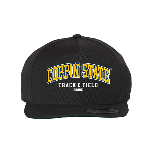 Coppin State - NCAA Men's Track & Field : Amiri Goode - Snapback Hat-0